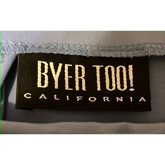 VTG 90s Prom Dress L Set Tank and Maxi Skirt Pastel Blue Celestial Fairy Formal - Picture 5 of 8